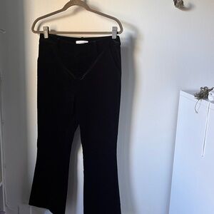 Frame Denim Classic Black Trousers Petite Inseam